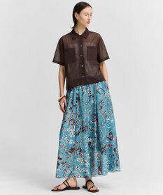 23区 L 【見上愛さん着用/洗える】ベアトップ パッド付き キャミソール