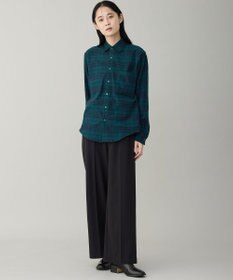 UNFILO MENS 【男女兼用】クリーンチェック ネルシャツ