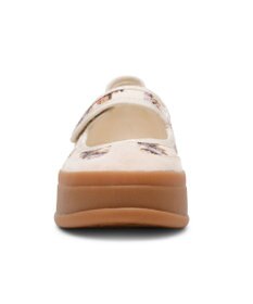 STEVE MADDEN OSLO フラワープリント メリージェーンスニーカー