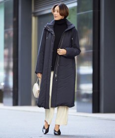 ICB L パディングロングコート