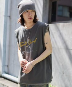 WEGO 【ユニセックス着用ITEM/MLサイズ展開】グラフィックBIGノースリーブ