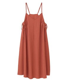 Green Parks 表面感脇リボンキャミワンピース