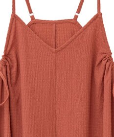 Green Parks 表面感脇リボンキャミワンピース