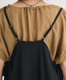 Green Parks 表面感脇リボンキャミワンピース