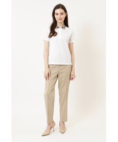 DAKS ニットカラー 半袖 ポロシャツ