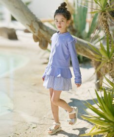 組曲 KIDS 【XS-Lサイズ】フリル ラッシュガード