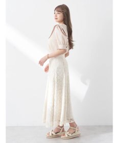 earth music&ecology レーススカート