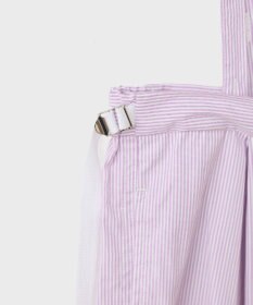 LENO SALOPETTES CANDY STRIPE / サロペット