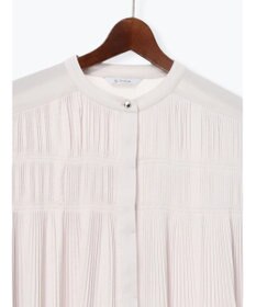 Te chichi プリーツサテンブラウス