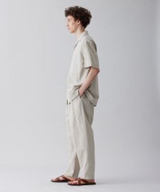 UNFILO MENS ライトリネン オープンカラーシャツ [23年春夏商品]