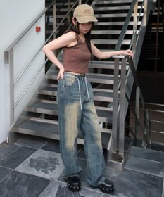 WEGO スタッズグラフィックタンク