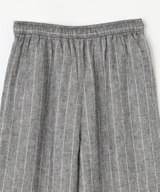 ANY 【ウエストゴム】リネンレーヨンワイドパンツ