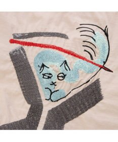 UNBILLION カシュカシュ cachecache / naabコラボ刺繍キャットトート