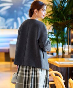 Tiaclasse ダイバー素材ノーカラージャケット