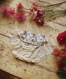 San-ai Resort（三愛水着楽園） 【SALE】エレガントコレクション2403バックレースショーツ 【northerly】