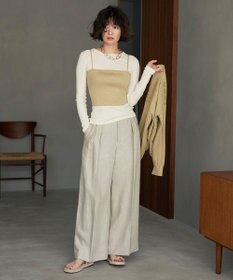 uncrave 【手洗い可】ドライタッチ ニット カップ付き バンドゥ（uncrave WHITE）