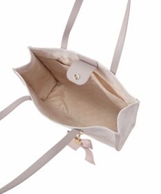 Maison de FLEUR すずらんプリントスクエアトートバッグ