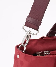 Y'SACCS ドットジャガードポーチ付きトートバッグ