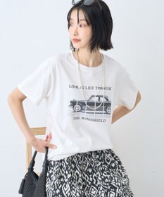 AMERICAN HOLIC フォト&レタリングプリントTシャツ