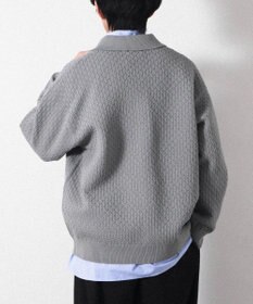 CRAFT STANDARD BOUTIQUE 柄編みニットシャツカーディガン