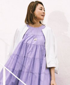 自由区 【SHIHOさん着用】ファンクショナルブロードノーカラー ブルゾン オフ