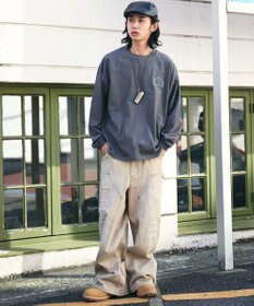 WEGO 【ユニセックス着用ITEM/MLサイズ展開】ヴィンテージライクグラフィックT（LS）