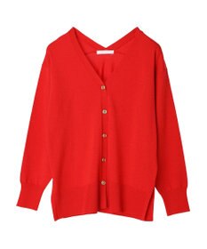 Green Parks ゴールド釦ニットカーディガン