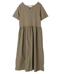 Green Parks Ｂ．ドッキングボリュームギャザーワンピース