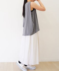 TOQUE 〈大草直子さんアドバイザー〉 【天然素材】タンギス コットン天竺ノースリーブ