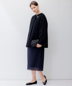 23区 【APPLAUDIR】オプティカルフラワーレース ドレス