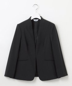 J.PRESS LADIES L 【セットアップ対応・洗える】DRYウーステッド ノーカラー ジャケット