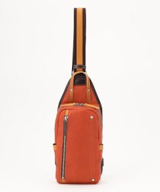 UNBILLION Otias シュリンクレザーオイル仕上げタテ型ボディバッグ