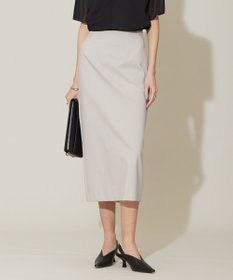 ICB 【洗える】コットンコンプレッシャー ナロースカート