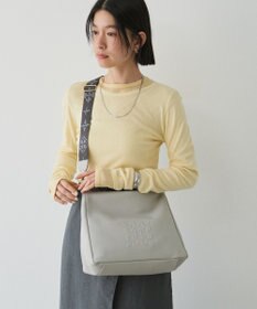 russet エンボスモノグラム2WAYショルダーバッグ(CE-1692)