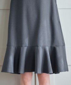 Tiaclasse L 裾フレアパフスリーブワンピース