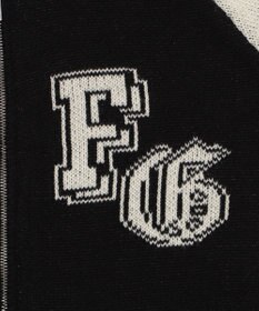 WEGO 【ユニセックス着用ITEM】グラフィックZIPニットブルゾン