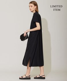 ICB 【WEB限定・洗える】 バンドカラーワンピース