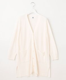 J.PRESS LADIES L 【洗える】COTTON MODAL Vネック カーディガン
