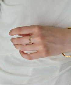 Phoebe 〈金属アレルギー対応〉ドットリング　ゴールド　ステンレス