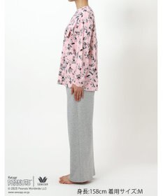 WACOAL ワコール_リラックス＆スリープ パジャマ 長袖 長ズボン 綿100%(本体) PEANUTS スヌーピー レディース FDX554 /ワコール