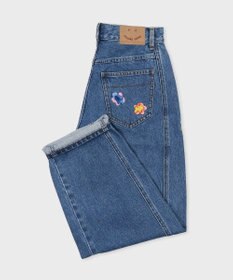 Paul Smith PS Happy フラワーエンブロイダリー デニムパンツ