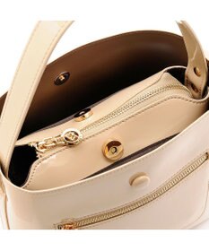 MioFIRANO スクエアエナメルハンドバッグ 2WAY　FIRANO フィラノ