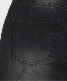 WEGO 【ユニセックス着用ITEM】スウィッチングフレアデニムパンツ