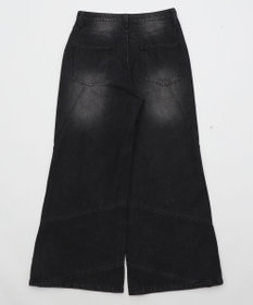 WEGO 【ユニセックス着用ITEM】スウィッチングフレアデニムパンツ