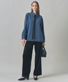 ICB L 【洗える】 ラッセルライトピケ ストレートパンツ