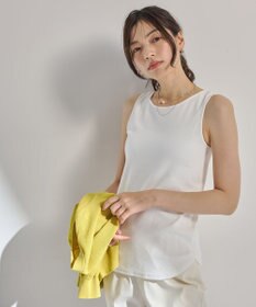 ANY テレコタンクトップ アイボリー