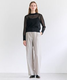 BEIGE， PYRRHOT / シアーコンビ バックスリットプルオーバー