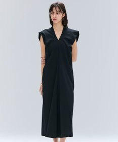 BEIGE， 【洗える】SCALA / コットンリネンボリュームスリーブワンピース