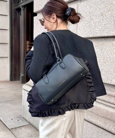 LA BAGAGERIE LA BAGAGERIE×chiyo ポーチ付きフリルエコバッグ