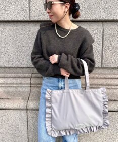 LA BAGAGERIE LA BAGAGERIE×chiyo ポーチ付きフリルエコバッグ